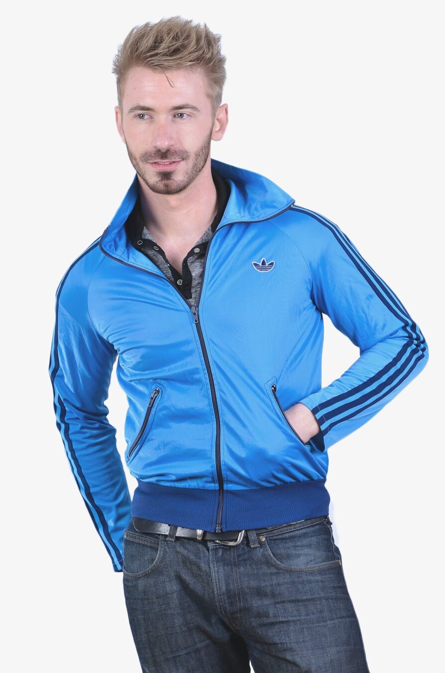 Image of Vintage 1970's Adidas Blue Track Jacket S - Www.brickvintage.com