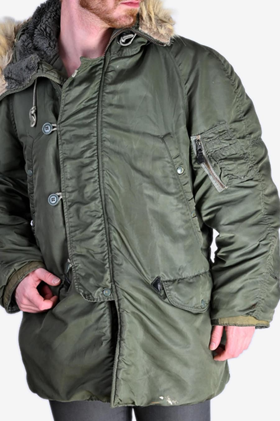 Vintage 1960's USAF N-3B Type Parka | Size M - Www.brickvintage