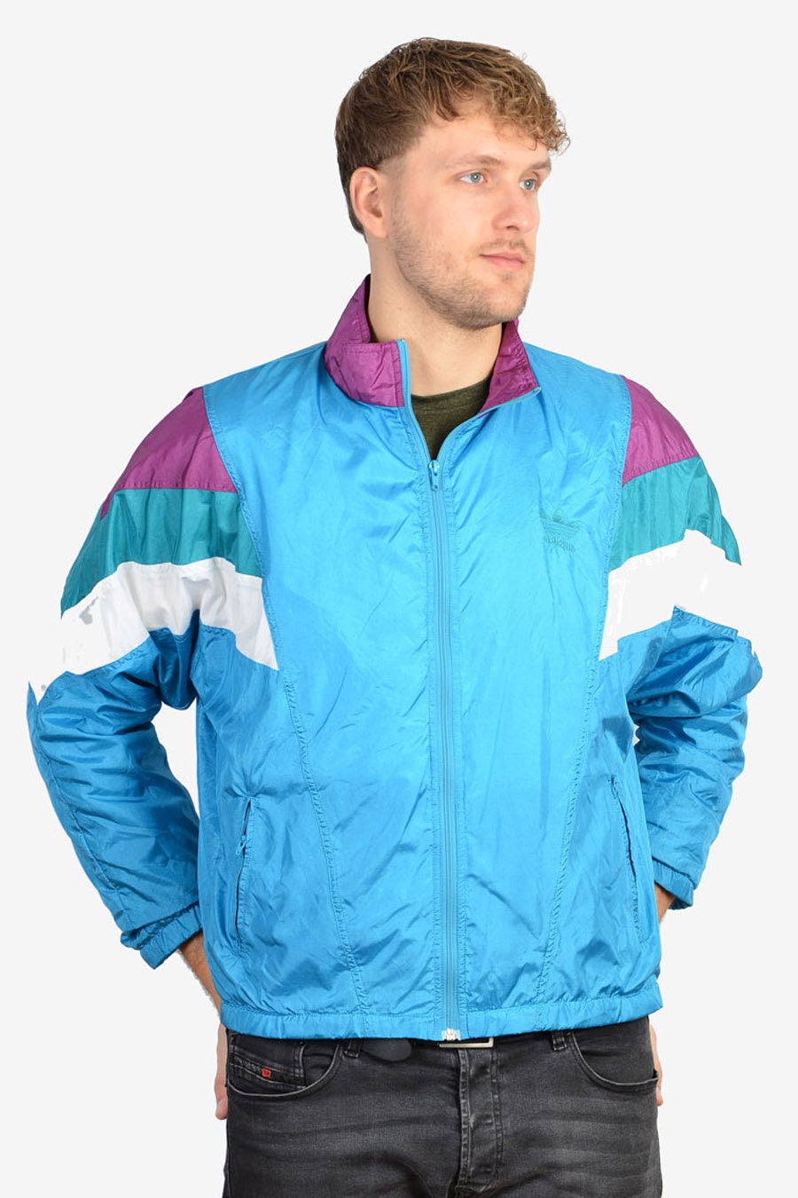 Image of Retro Adidas Shell Suit Jacket | Size L - Www.brickvintage.com