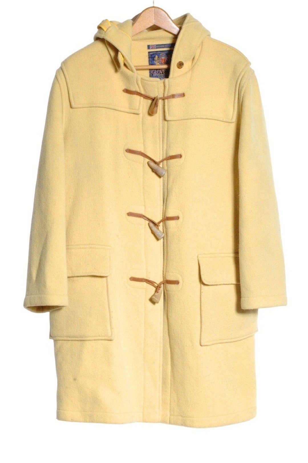 Vintage Gloverall Yellow Duffle Coat Size 16 Etsy