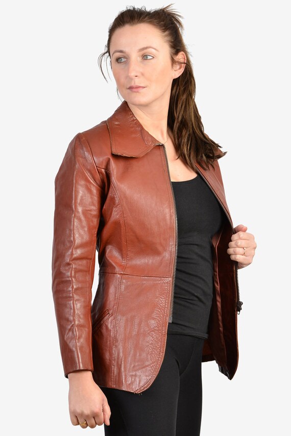leather jacket size 12