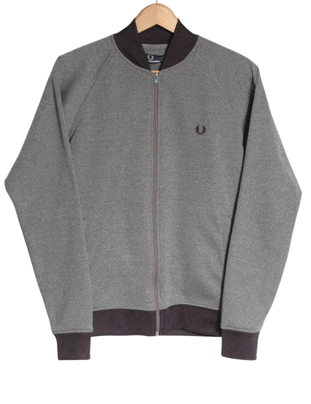 Vintage Fred Perry Grey Track Top | Size M - Www.brickvintage.com