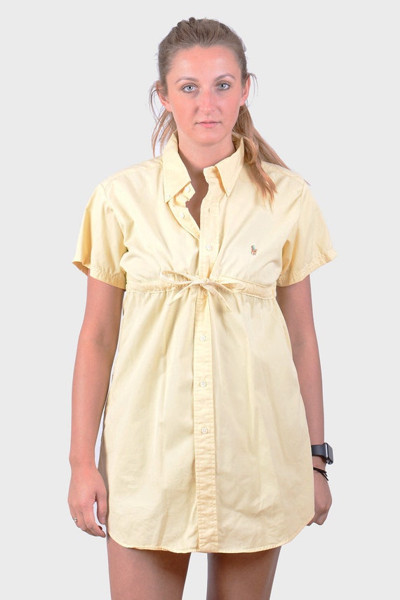 ralph lauren shirt dress vintage