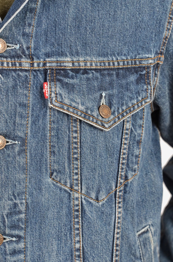 Vintage Levi's 70550 Blue Denim Jacket Size L | Etsy Denmark