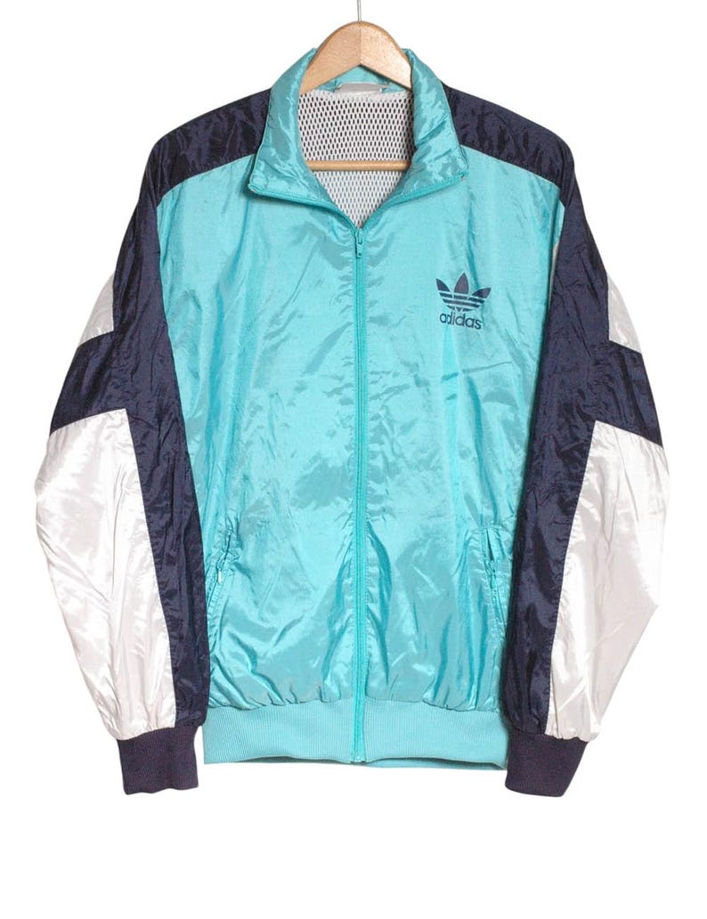 Vintage 1980's Adidas Shell Suit Bomber Jacket | Size L - Www ...