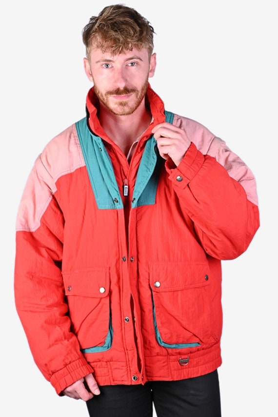 Vintage 1980 s C A Rodeo Ski Jacket Size M Www.brickvintage Etsy