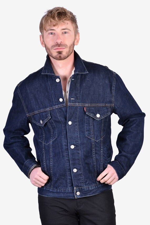 72510 Dark Blue Denim Jacket Size 