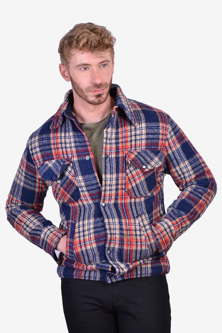Image of Vintage 1960's Lumberjack Sherpa Jacket | Size S - Www.brickvintage.com