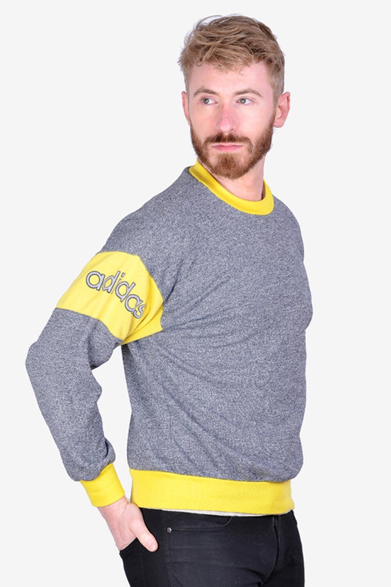Adidas yellow sweatshirt clearance