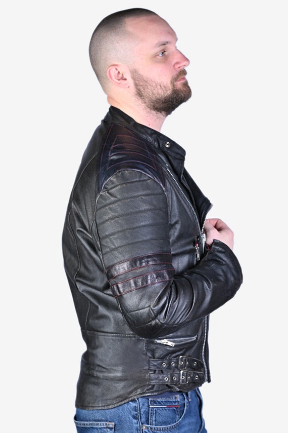 Vintage Campari Vanguard Mk1 Leather Biker Jacket | Size L - Www