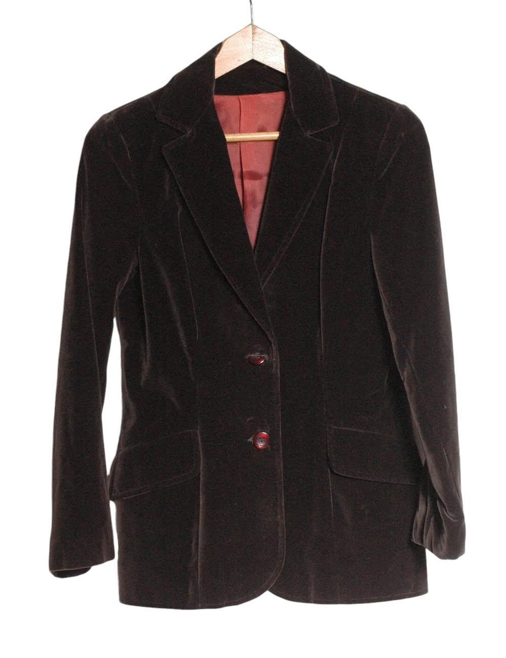 Joe Browns Burnt Orange Velvet Jacket Velvet Coat Joe Browns Damen