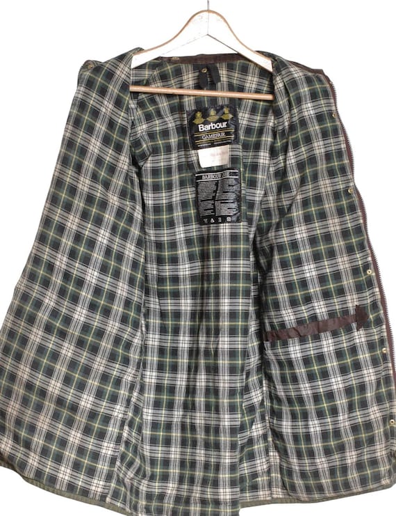 Vintage Barbour Gamefair Wax Jacket | Size C38/97cm S - Www