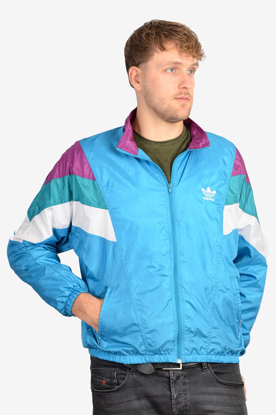 Image of 1980's Adidas Shell Suit Jacket | Size Xl - Www.brickvintage.com