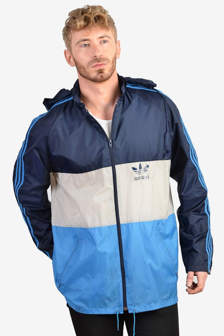 Image of Retro Adidas Windcheater Jacket | Size L - Www.brickvintage.com