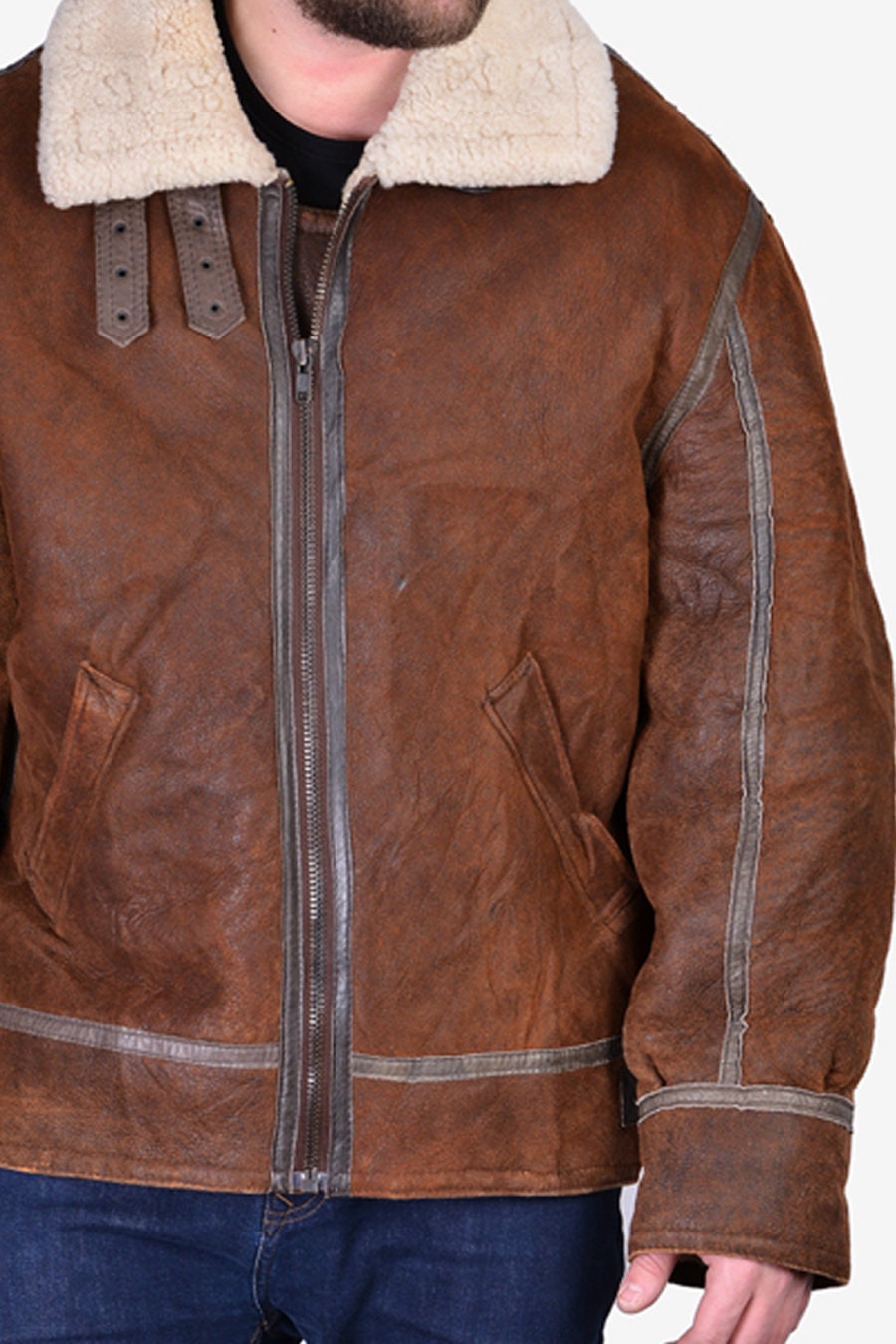 【vintage】Type B-3 80s USA vintage】Type B-3 80s USA Vintage 80's Type B-3 Sheepskin