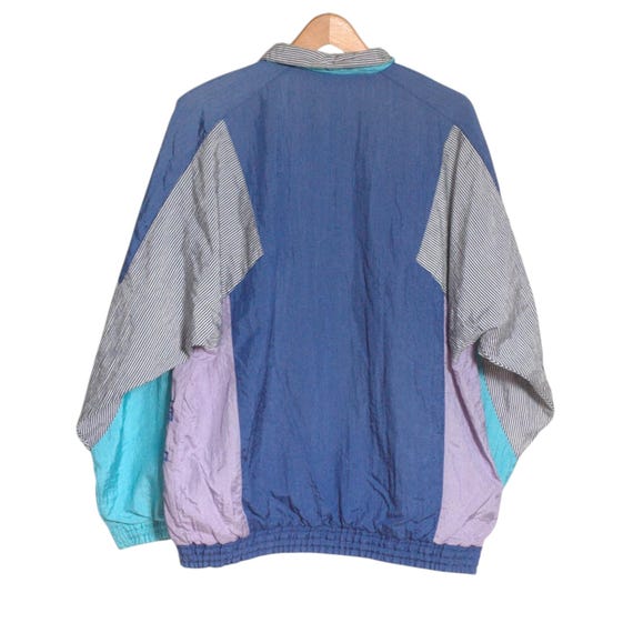 昭和レトロ 当時物 鉄道グッズ 上下セット 資料 ジャケット パンツ レア Vintage 1980's Adidas Shell Suit Jacket | Size M - Www