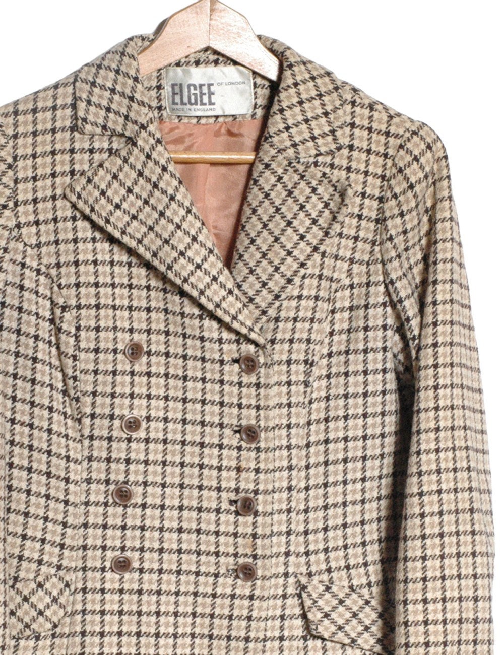 60s ELGEE London Vintage Tweed Coat 英国製 60s ELGEE London Vintage Tweed Coat 英国製