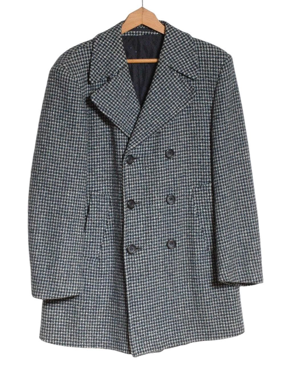 Vintage 1970's C&A Check Coat | Size S - www.brickvintage.com