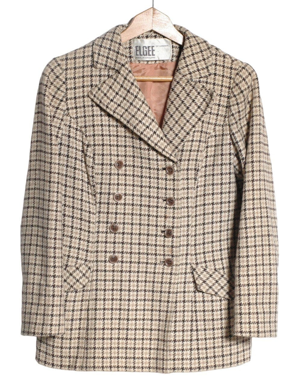 60s ELGEE London Vintage Tweed Coat 英国製 60s ELGEE London Vintage Tweed Coat 英国製 Vintage 1960's