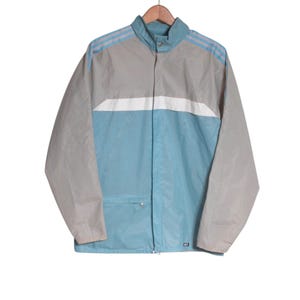 Vintage 80s Adidas Ventex Windbreaker Cagoule Jacket | Size S - www.brickvintage.com