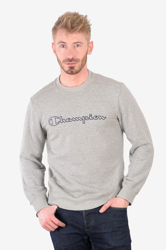 Vintage Champion Grey Sweatshirt | Size M - www.br