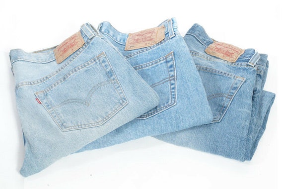 Levi 501 Light Blue Jeans Denim Grade A Vintage W30 W31 W32 - Etsy