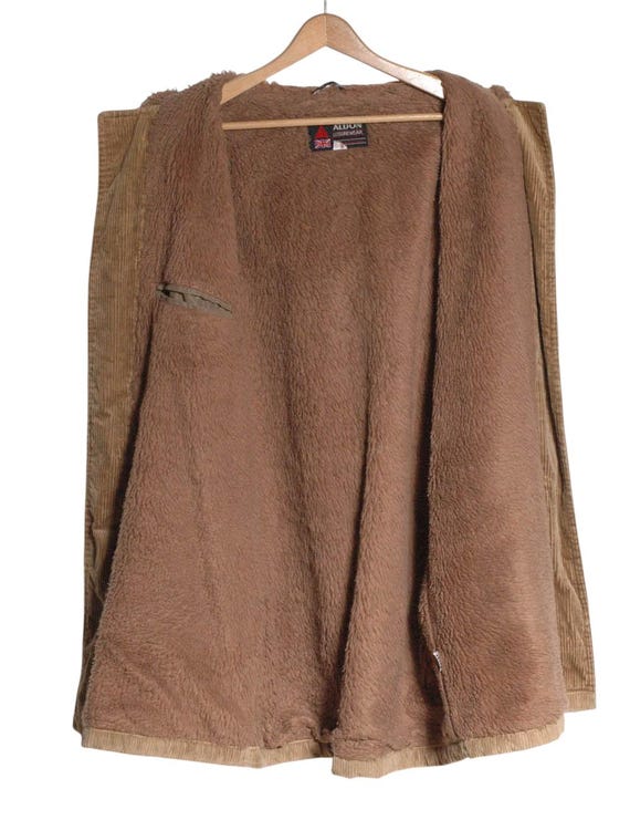 Vintage 1970's Aldon Brown Corduroy Duffle Coat | Size XXL - Www