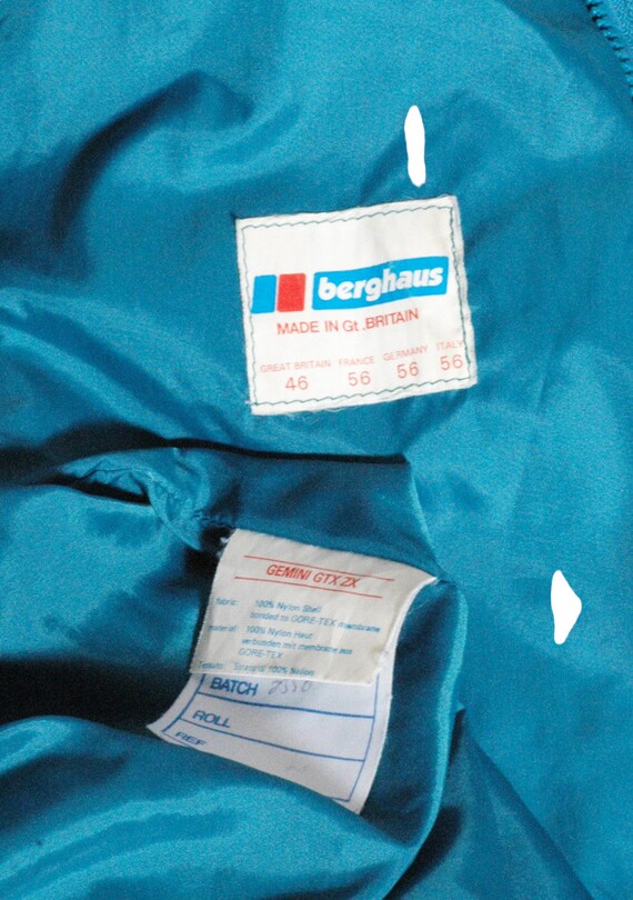Vintage 1980's Berghaus Gemini GTX ZX Jacket | Size XL - Www