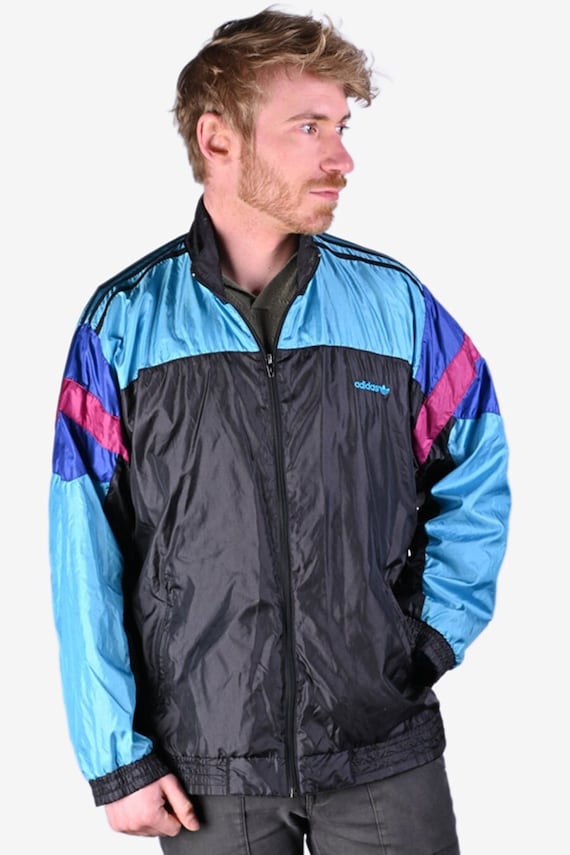 Rebelión Mensurable Agricultura Vintage 1980's Adidas Shell Suit Jacket Size XL - Etsy