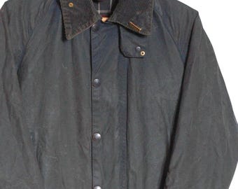 Vintage Barbour Beaufort A155 Wax Jacket | Size C34/86cm XXS - Www