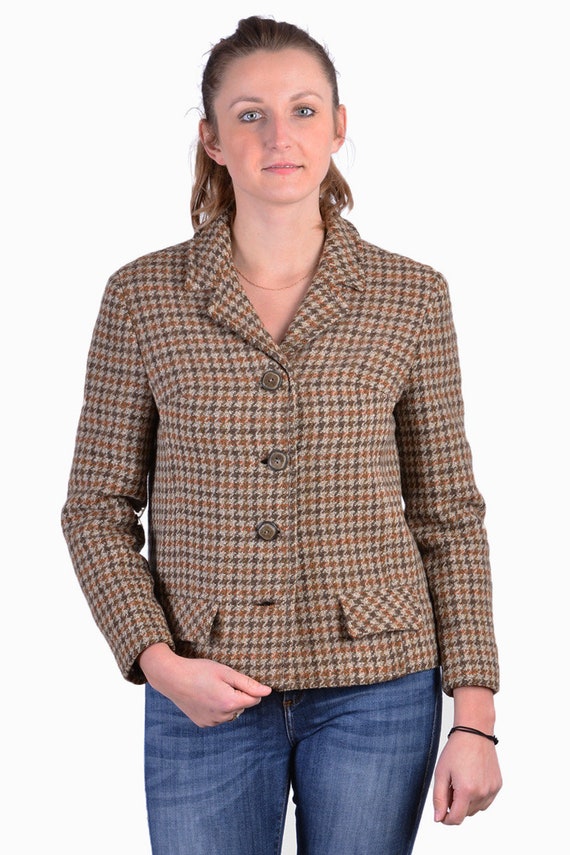 dogtooth tweed jacket