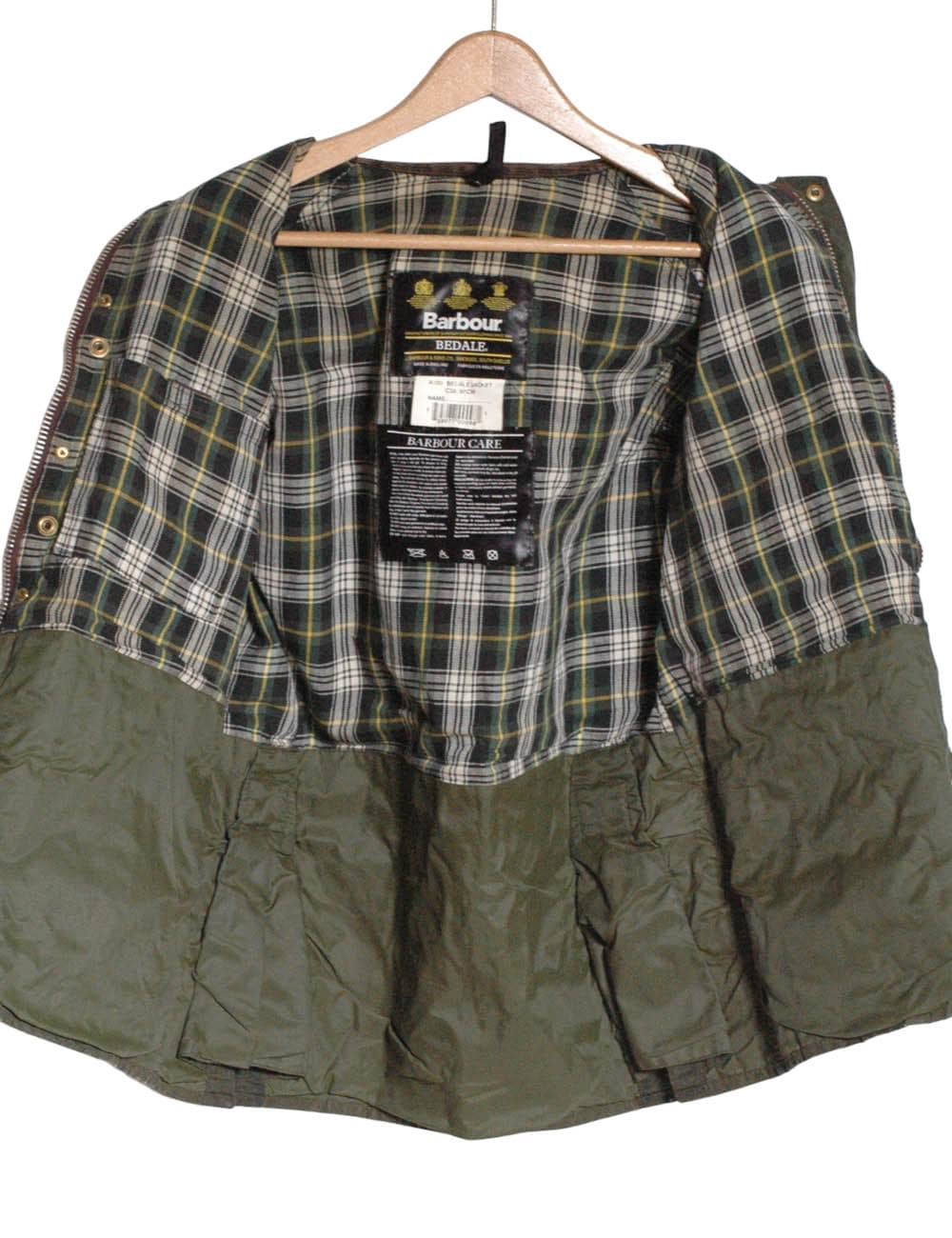 Men's Barbour Bedale Jacket Vintage Wax Green A100 England