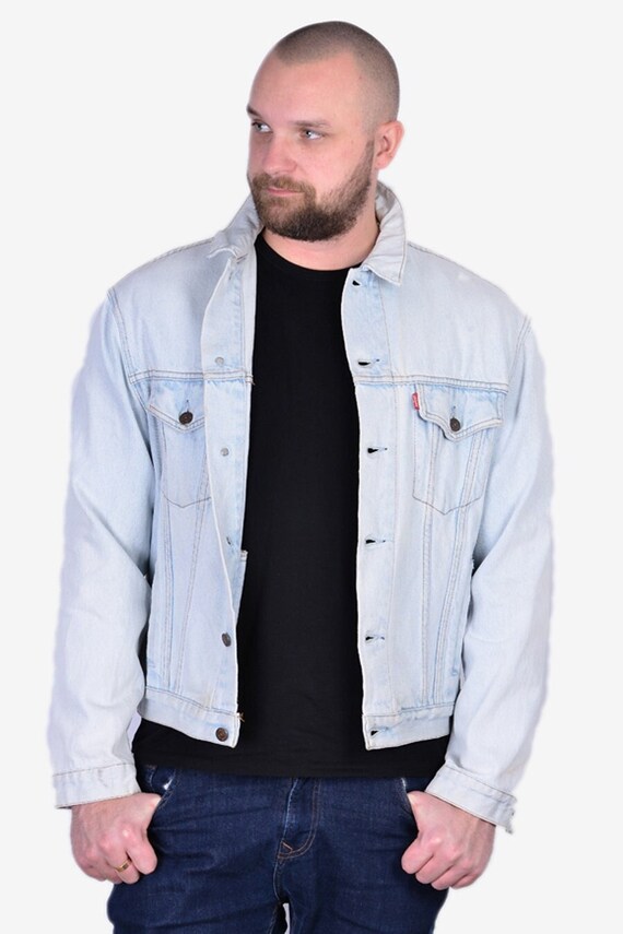 Vintage Levi 70503 Light Blue Denim Jacket Size L | Etsy Australia