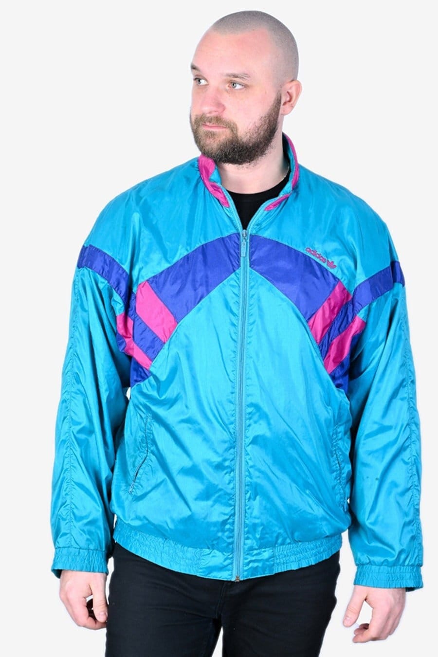 Gaseoso Hermanos color 1980's Adidas Shell Suit Jacket Size XL - Etsy