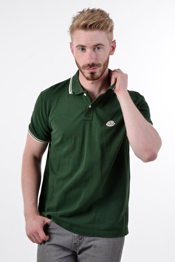 green moncler polo