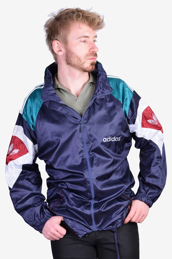 Vintage Retro Adidas Windcheater Jacket 