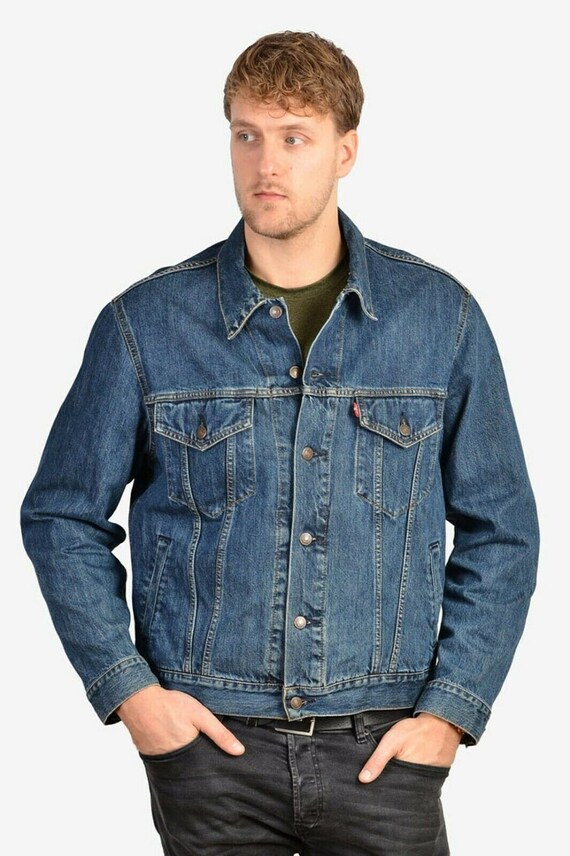 Vintage Levi 70550 Blue Denim Trucker Jacken Größe XS S M L | Etsy  Österreich