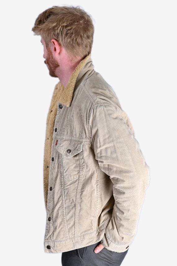 90'S Levi's 70503 Euro Model Corduroy Jacket Men's M Size Vintage / eaa492893