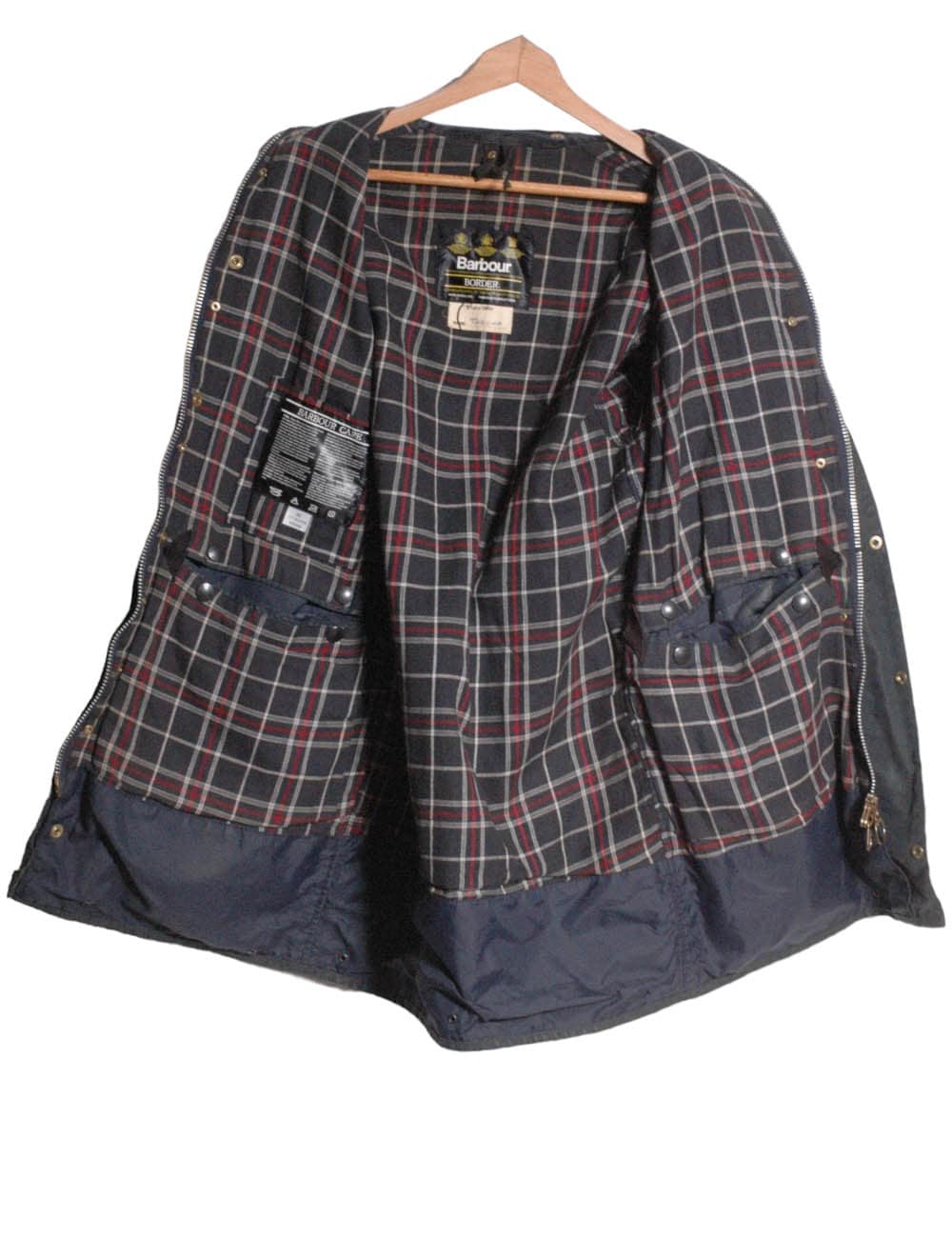 Vintage Barbour Border Wax Jacket Coat | Size 91cm/36in XS