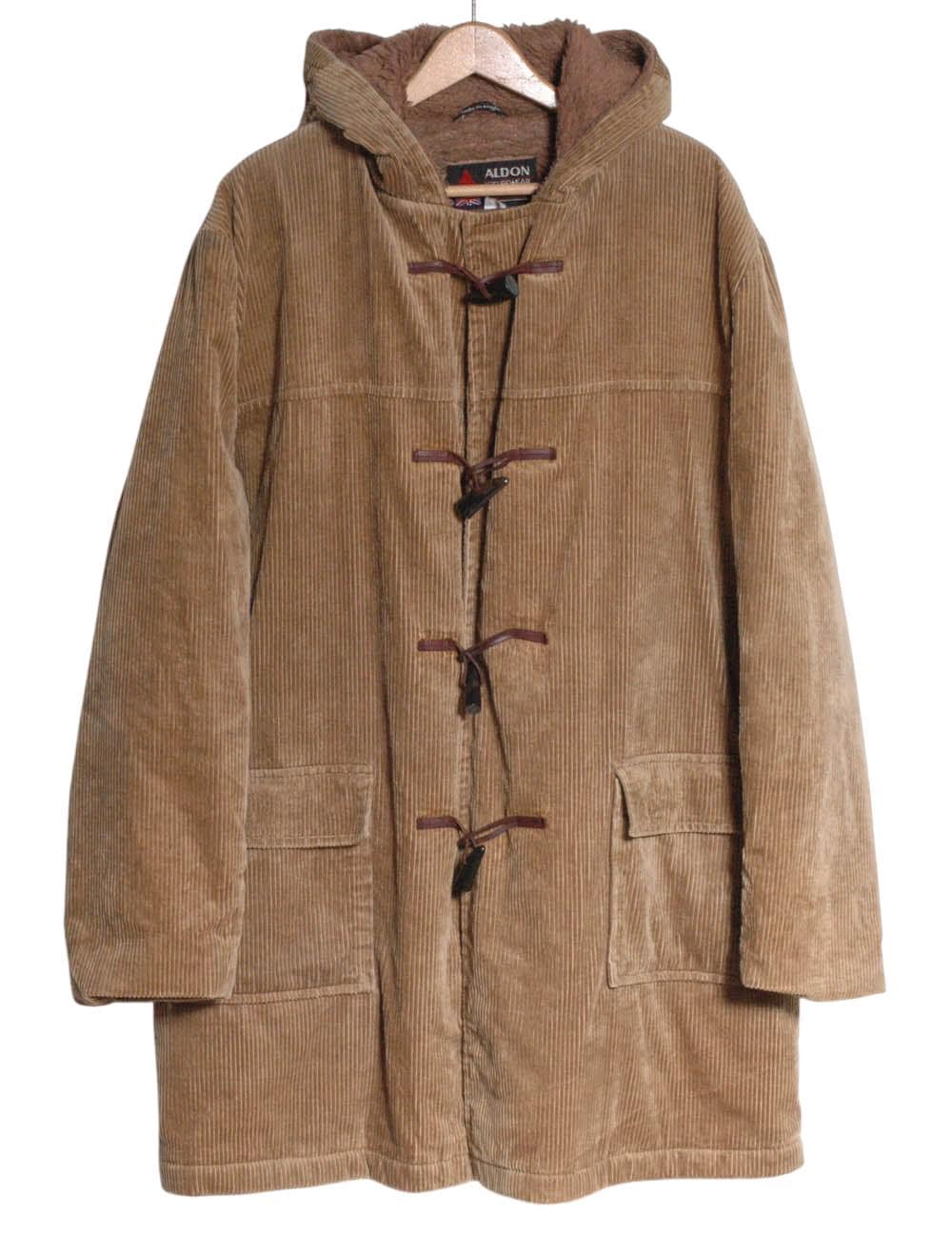Vintage 1970's Aldon Brown Corduroy Duffle Coat | Size XXL - Www