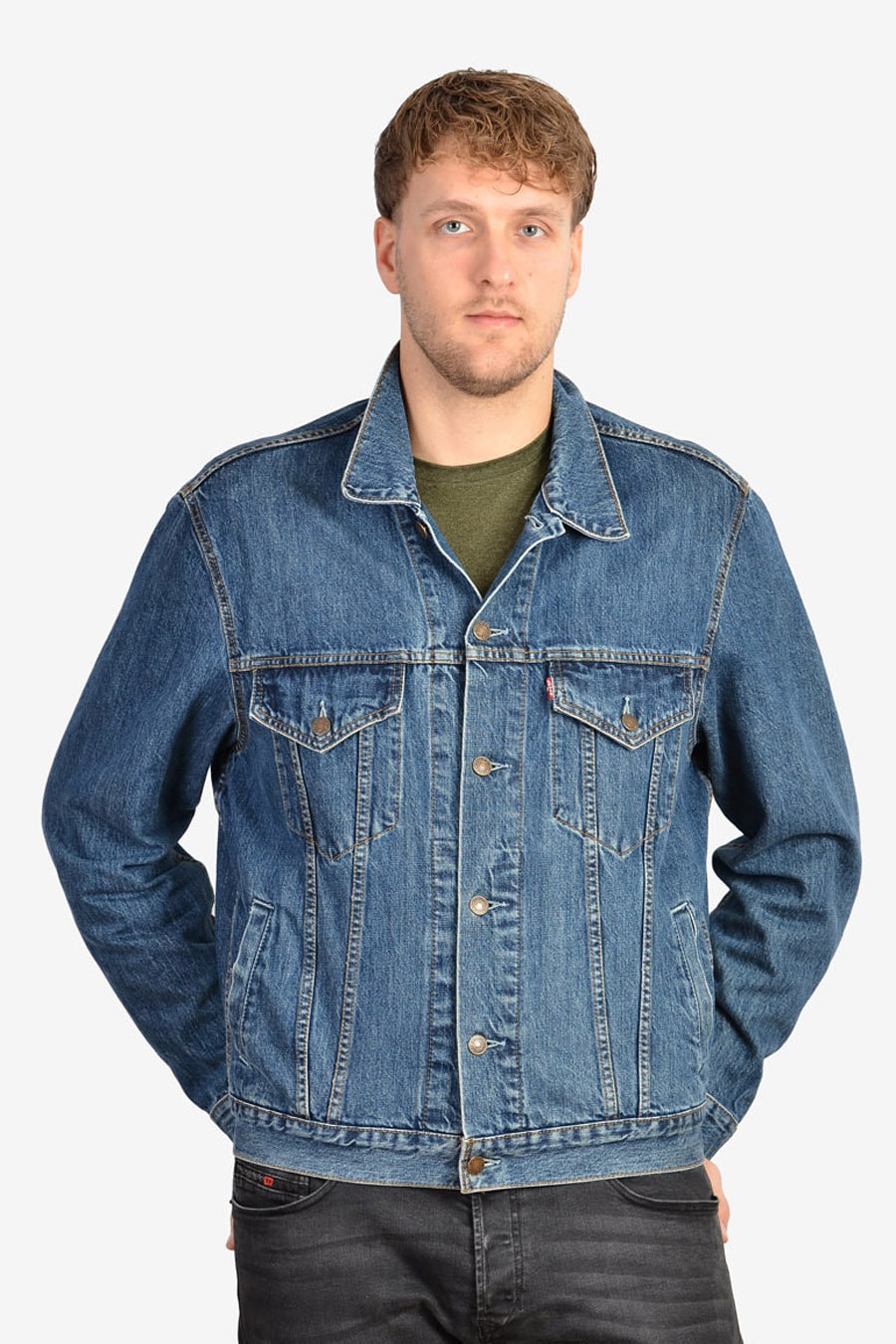 Vintage Levi's 70550 Blue Denim Jacket Size L | Etsy