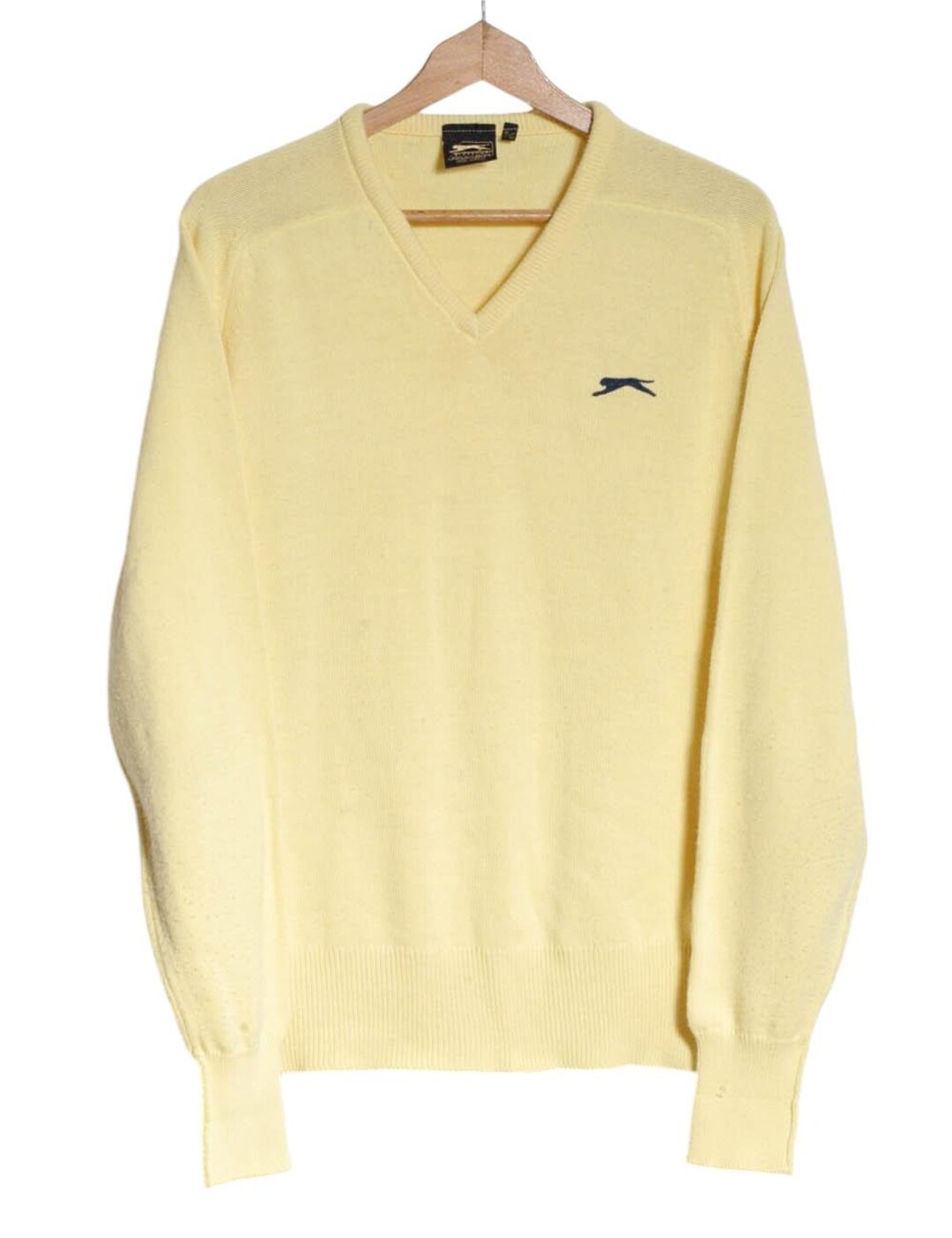 Vintage 1970's Slazenger Yellow Jumper | Size M - Www.brickvintage.com ...