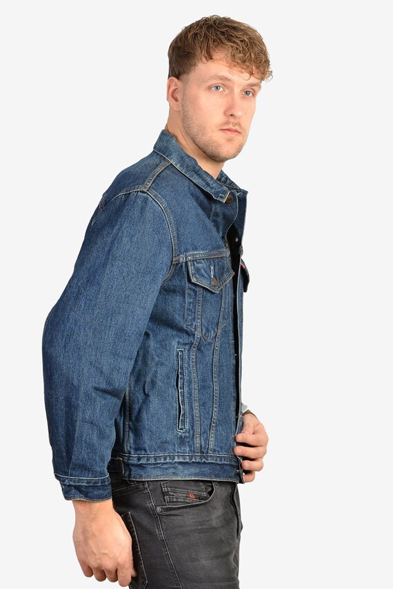 Vintage Levi 70503 Blue Denim Jacket | Size L - www.brickvintage.com