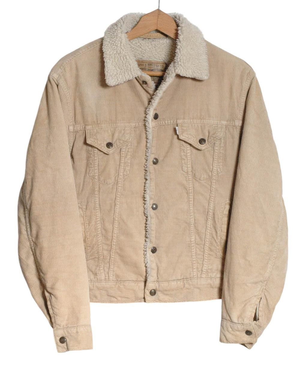 Vintage Levi's 71500 Sherpa Lined Corduroy Jacket | Size S