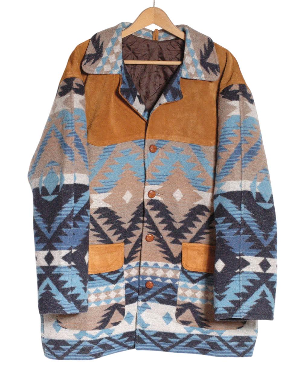 ジャケット・アウター WOOLRICH Native Pattern Wool Long Coat Woolrich Navajo Coat - Etsy