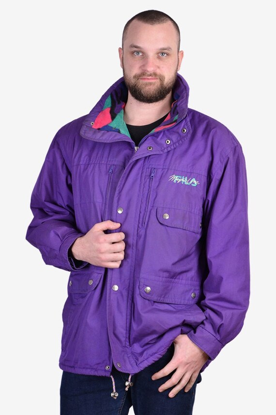 fila jacket purple