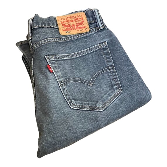 Vintage Levi's 504 Straight Leg Denim Jeans Size 31/32 | Etsy Australia