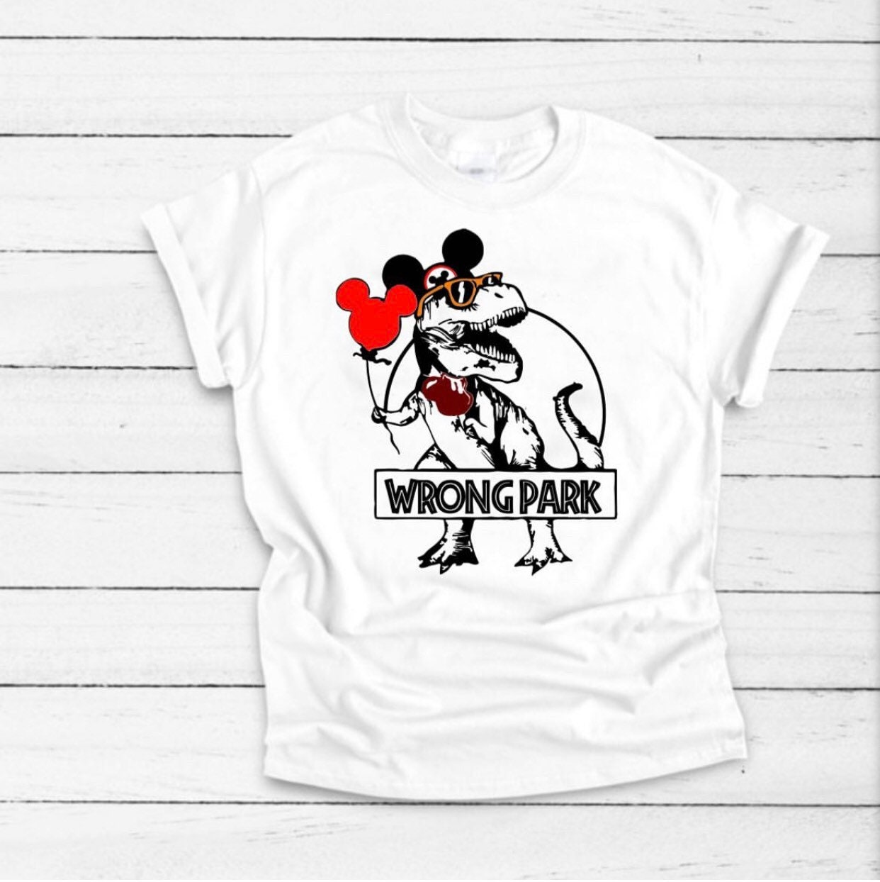Wrong park sales disney shirt