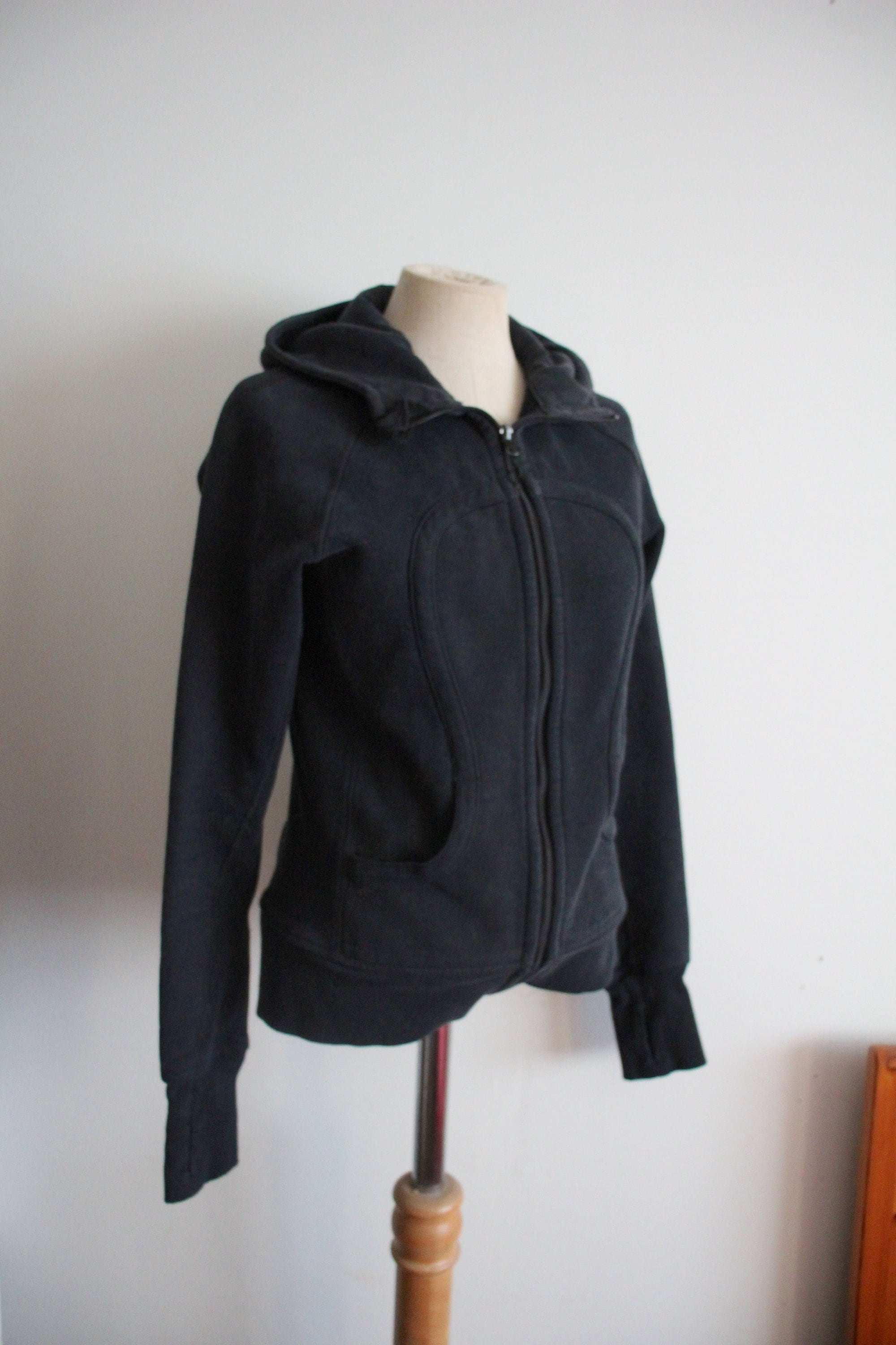 Vintage Lululemon Black Scuba Hoodie