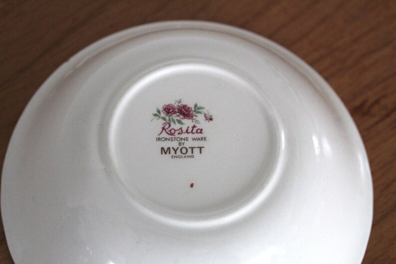 Myott Rosita Ironstone English China Bowl Vintage
